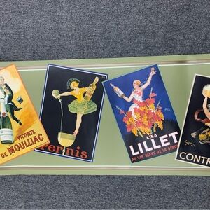 3 rolls Artistic Vintage Wallpaper Border - Multicolor